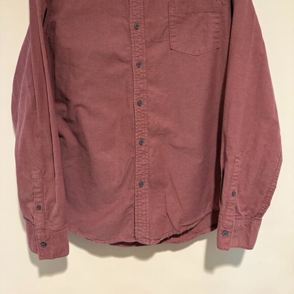 14 & Union Breton Red Long Sleeve Button Up Shirt, size XLG - Picture 4 of 4